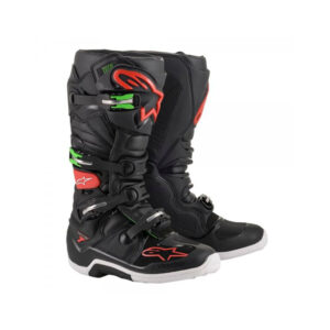 TECH 7 BLACK RED GREEN ALPINESTARS-motohouse.bg