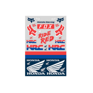Лепенки 23619 HONDA TRACK PACK WHITE-RED-BLUE-motohouse.bg
