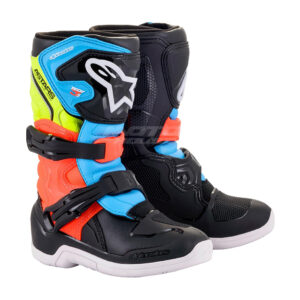 TECH_3S_KIDS_YOUTH_BLACK_YELLOW_FLUO_RED_FLUO_MOTOHOUSE