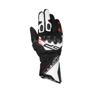 КОЖЕНИ РЪКАВИЦИ ALPINESTARS SP-3 BLK/WHT/RD FLUO