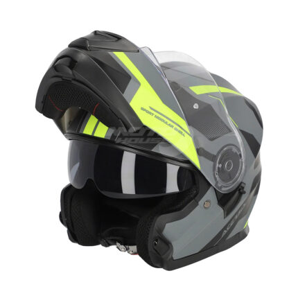 КАСКА ACERBIS SEREL BLACK FLUO YELLOW