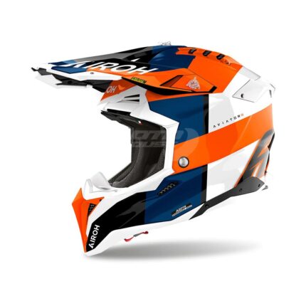 Aviator 3 Monarch Orange Gloss AIROH