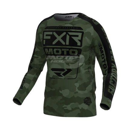 Тениска Clutch MX24 Camo Black FXR