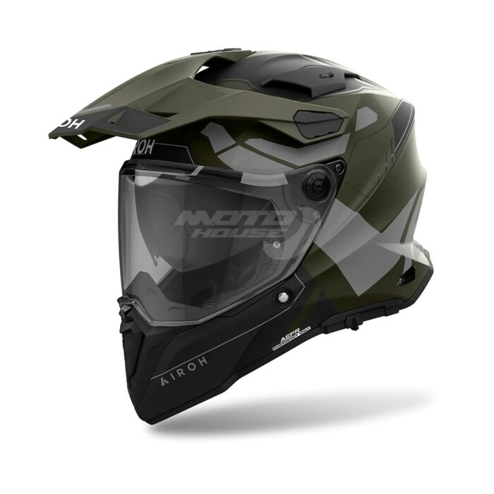 Commander_2_Reveal_Military_Green_AIROH_MOTOHOUSE