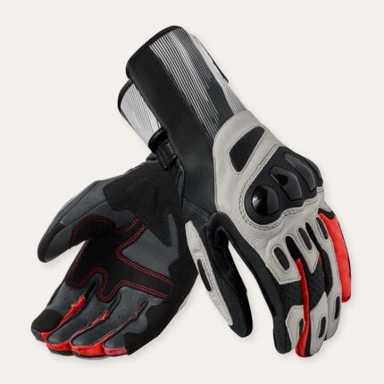 Ръкавици REVIT Metis 2 - Light Grey Neon Red
