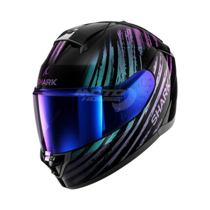 КАСКА SHARK RIDILL 2 ASSYA BLACK BLUE PURPLE