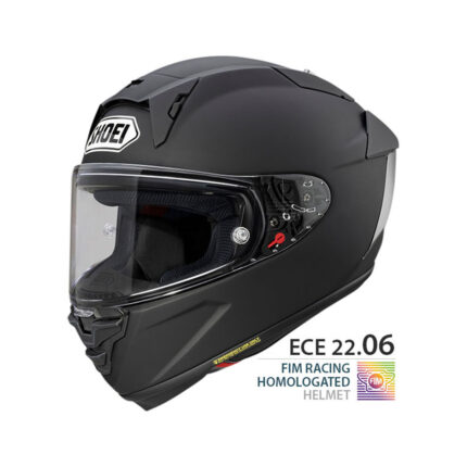 Каска SHOEI X-SPR PRO E2206 FIM - Черен мат