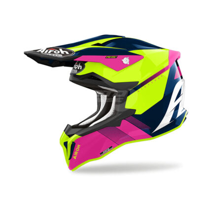 КАСКА STRYCKER BLAZER BLUE PINK GLOSS AIROH