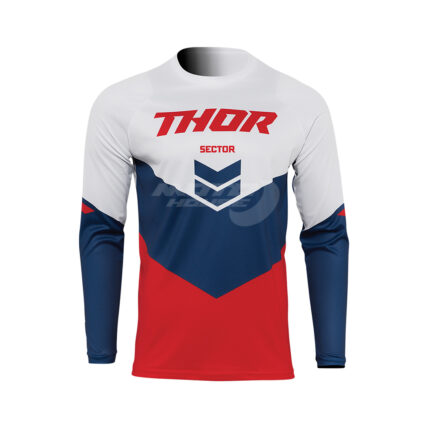 Блуза Thor Sector Chevron Jersey RD/NV