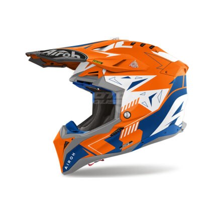 Каска AVIATOR 3 SPIN ORANGE FLUO MATT AIROH