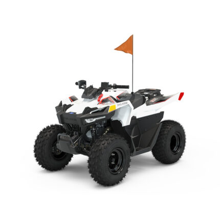 Polaris Outlaw 70 EFI Bright White & Indy Red