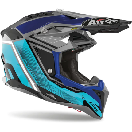 Каска AVIATOR 3 LEAGUE BLUE GLOSS AIROH