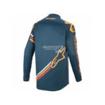 Блуза RACER BRAAP JERSEY NAVY ORANGE ALPINESTARS-motohouse.bg-1
