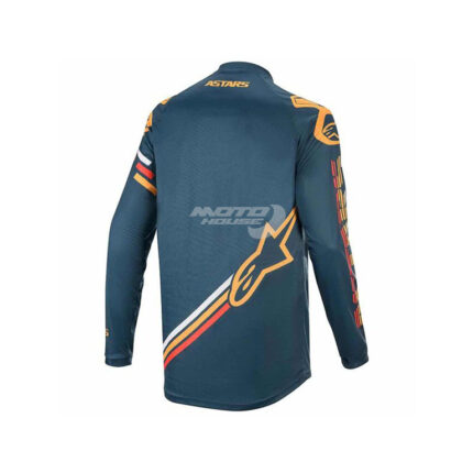 Блуза RACER BRAAP JERSEY NAVY ORANGE ALPINESTARS-motohouse.bg-1