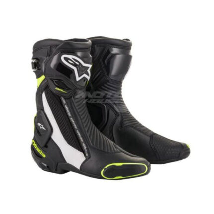 Ботуши SMX PLUS V2 BOOTS BLACK WHITE YELLOW ALPINESTARS
