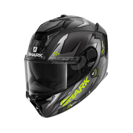 КАСКА SHARK SPARTAN GT CARBON URIKAN MAT ANTHRACITE YELLOW