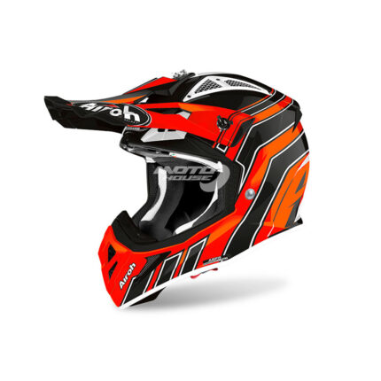 Каска AVIATOR ACE ART ORANGE GLOSS-motohouse.bg