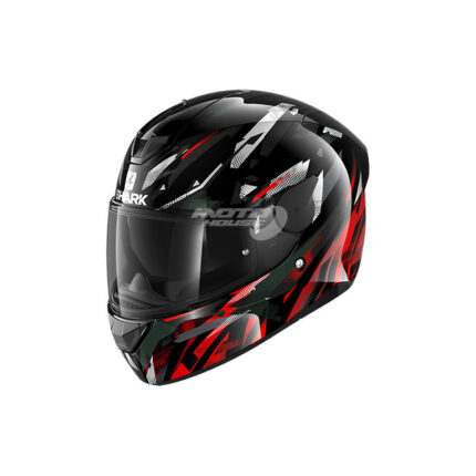 Каска D-SKWAL 2 KANHJI RED SHARK-motohouse.bg