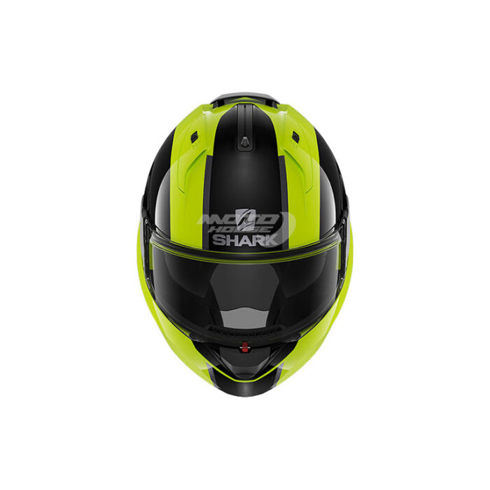 Каска EVO ES ENDLESS GLOSS BLACK YELLOW SHARK-motohouse.bg
