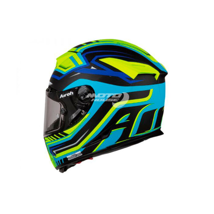 Каска-GP 500 RIVAL BLUE-AIROH-motohouse.bg