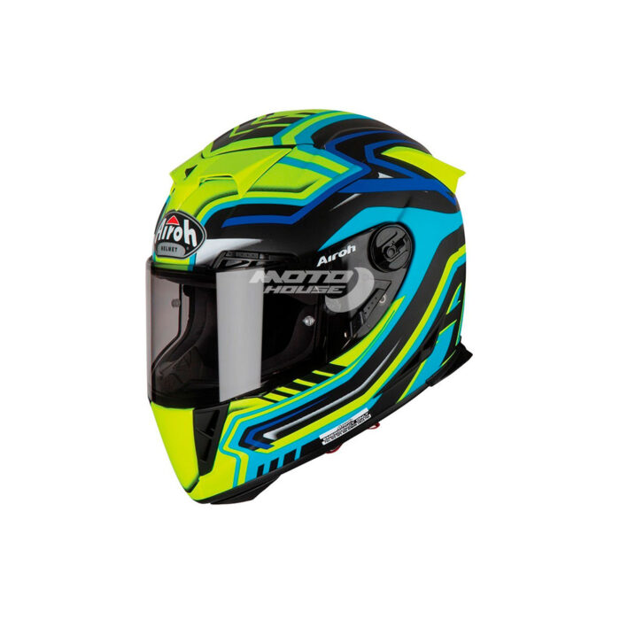 Каска-GP 500 RIVAL BLUE-AIROH-motohouse.bg