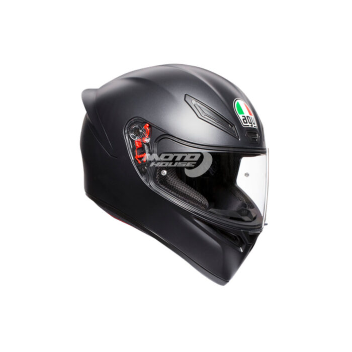 Каска K-1 AGV Solid Black matt-motohouse.bg