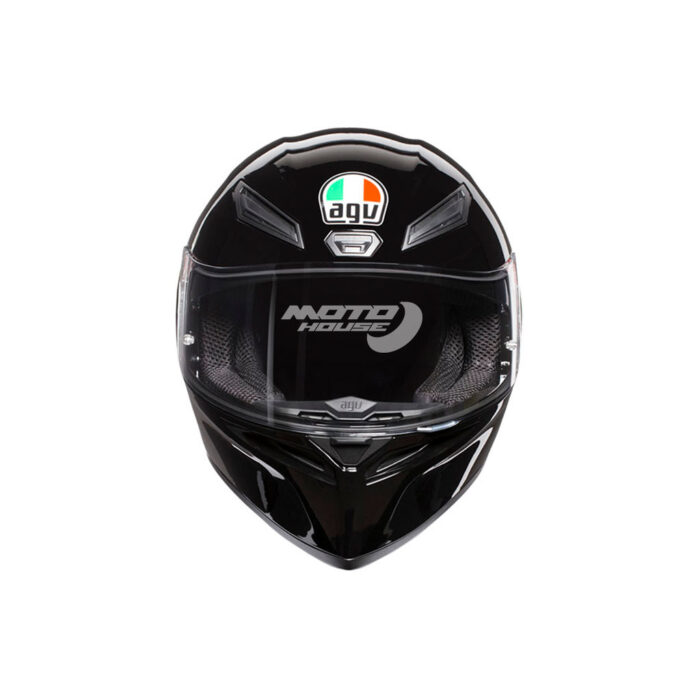 Каска K-1 AGV Solid Black-motohouse.bg