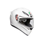 Каска K-1 AGV Solid White-motohouse.bg