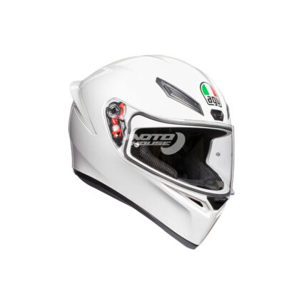 Каска K-1 AGV Solid White-motohouse.bg