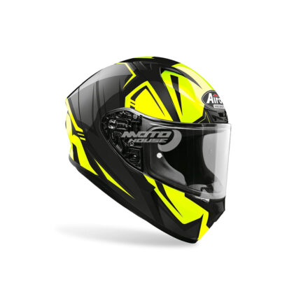 Каска VALOR RAPTOR YELLOW GLOSS AIROH-motohouse.bg