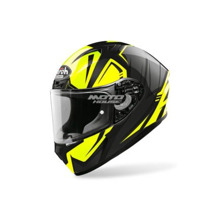 Каска VALOR RAPTOR YELLOW GLOSS AIROH-motohouse.bg