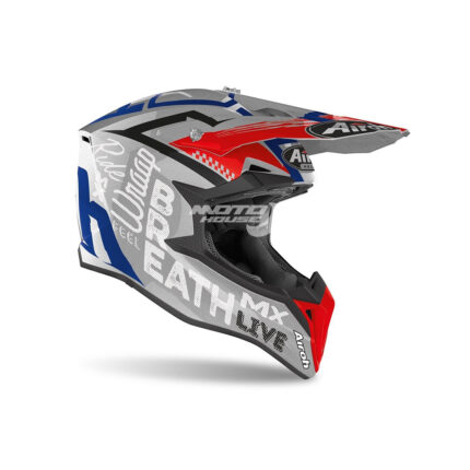 Каска WRAAP STREET GREY METAL GLOSS AIROH-motohouse.bg