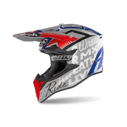 Каска WRAAP STREET GREY METAL GLOSS AIROH-motohouse.bg