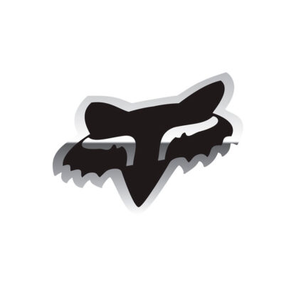 Лепенки 14897 FOX HEAD - 2.5 CHROME FOX-motohouse.bg
