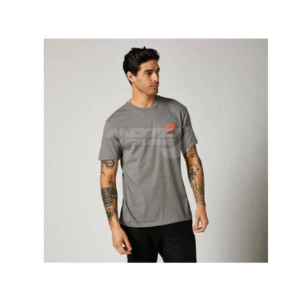 Тениска PUSHIN DIRT SS PREMIUM TEE HEATHER FOX