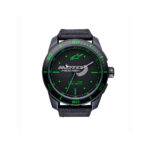 Часовник TECH WATCH 3H BLACK-BLACK-GREEN ALPINESTARS