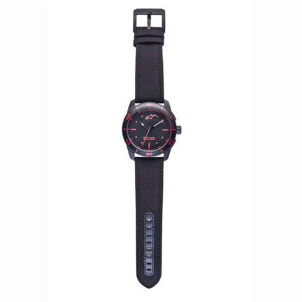 Часовник TECH WATCH 3H BLACK-BLACK-RED ALPINESTARS