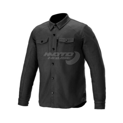 Яке NEWMAN OVERSHIRT BLACK ALPINESTARS